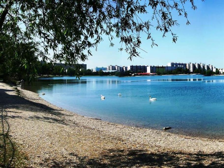 Lake Apartment, 2X Free Garage, 10 Mins To Centre Bratislava Eksteriør bilde